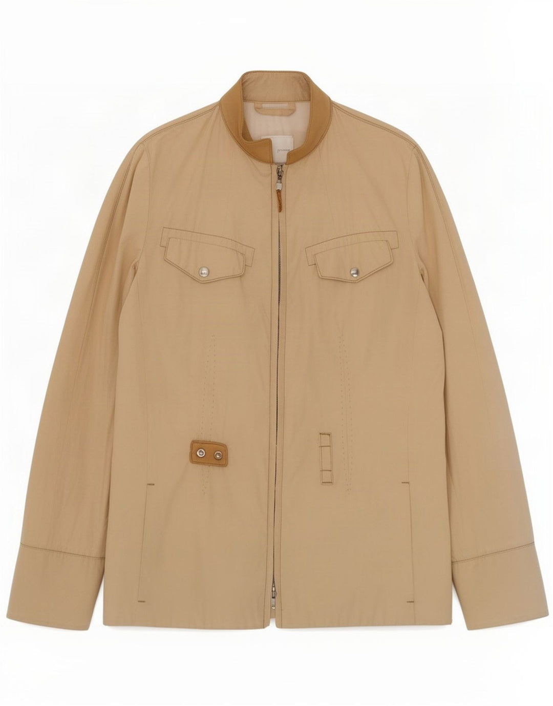 Belfe Γυναικείο Utility Jacket UK 8 Small Beige Cotton