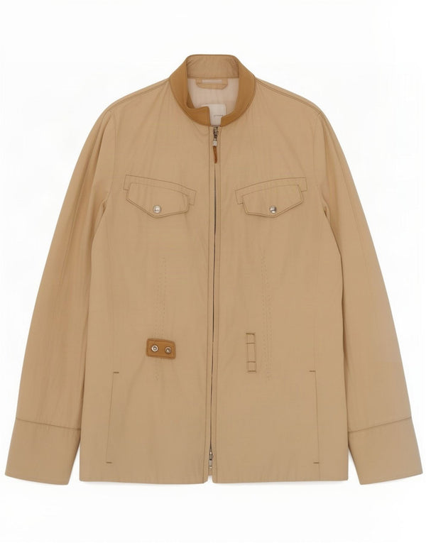 Belfe Womens Utility Jacket UK 8 Small Beige Cotton