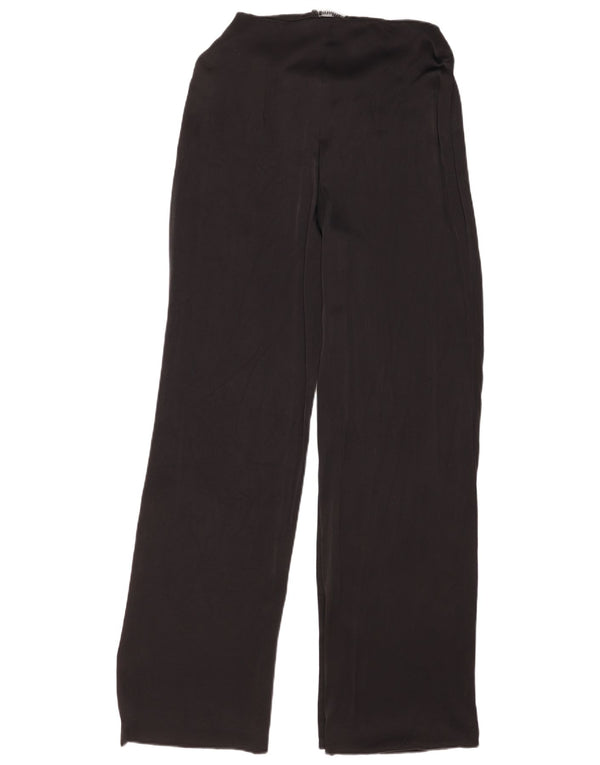 Zara Womens Loose Fit Casual Trousers Medium W28 L34 Black Viscose