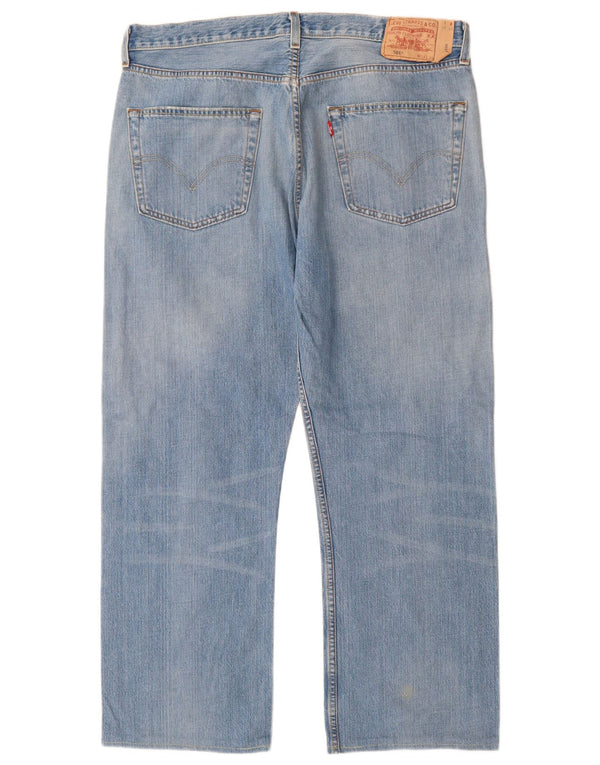 Levi's Mens 501 Straight Jeans W38 L28 Blue Cotton