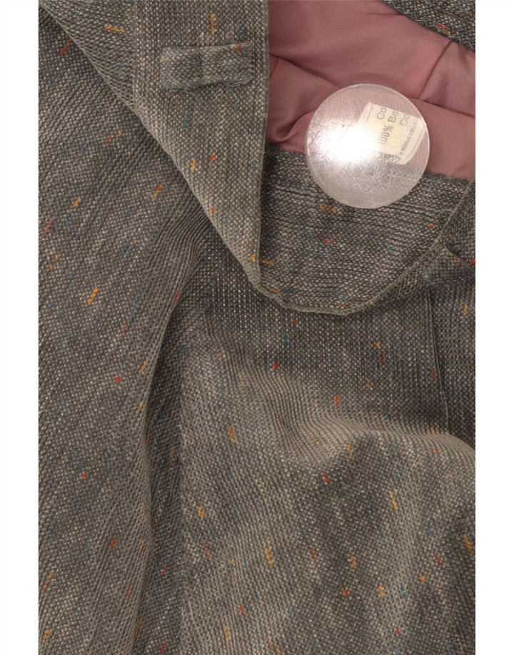 Γυναικεία φούστα BRUGI σε A-Line W28 Βαμβακερή μεσαία γκρι φούστα