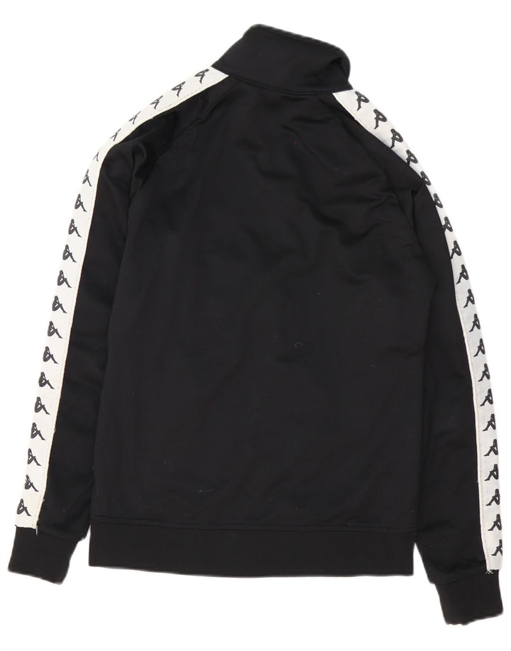 Γυναικεία φόρμα γραφικών Kappa Top Jacket UK 12 Medium Black Colourblock