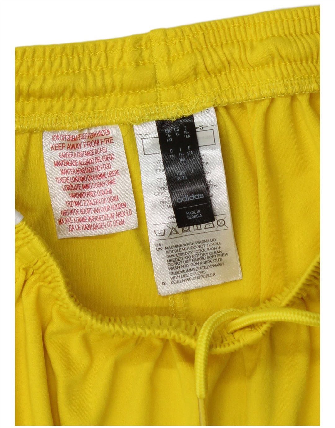 Adidas Boys Aeroready Sport σορτς 15-16 ετών κίτρινο πολυεστέρα