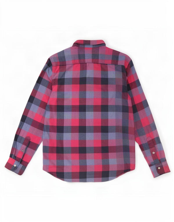 Ανδρικό πουκάμισο Hollister 2XL Κόκκινο βαμβακερό καρό