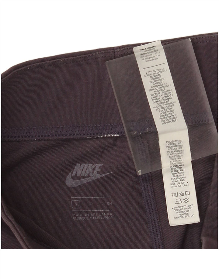 Γυναικείο κολάν Nike UK 10 Μικρό μωβ βαμβακερό