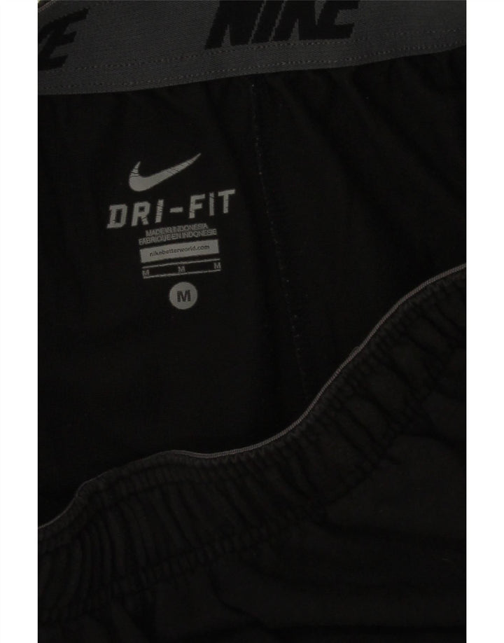 Ανδρικό αθλητικό σορτς Nike Dri Fit, μεσαίο μαύρο βαμβακερό