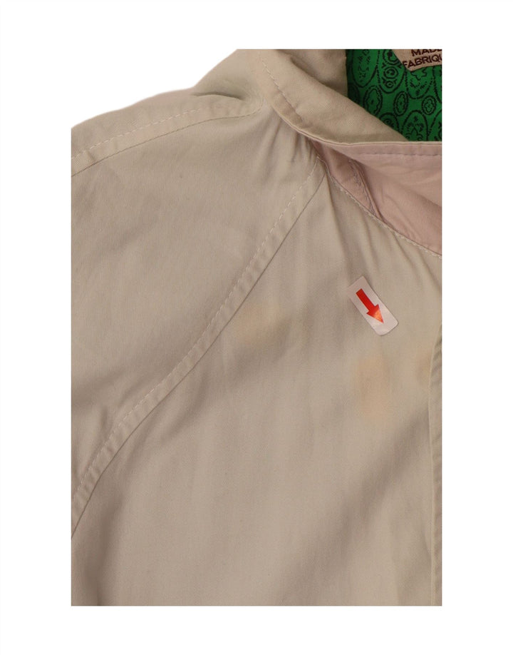 Stratos Ανδρικό Πανωφόρι UK 40 Large Beige Βαμβακερό
