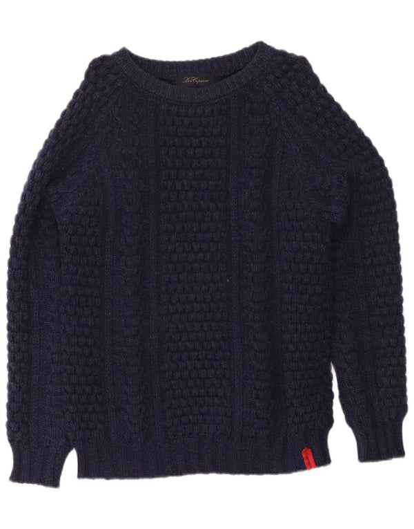 Ανδρικό πουλόβερ Les Copains Regular Fit Crew Neck Jumper Small Navy Blue