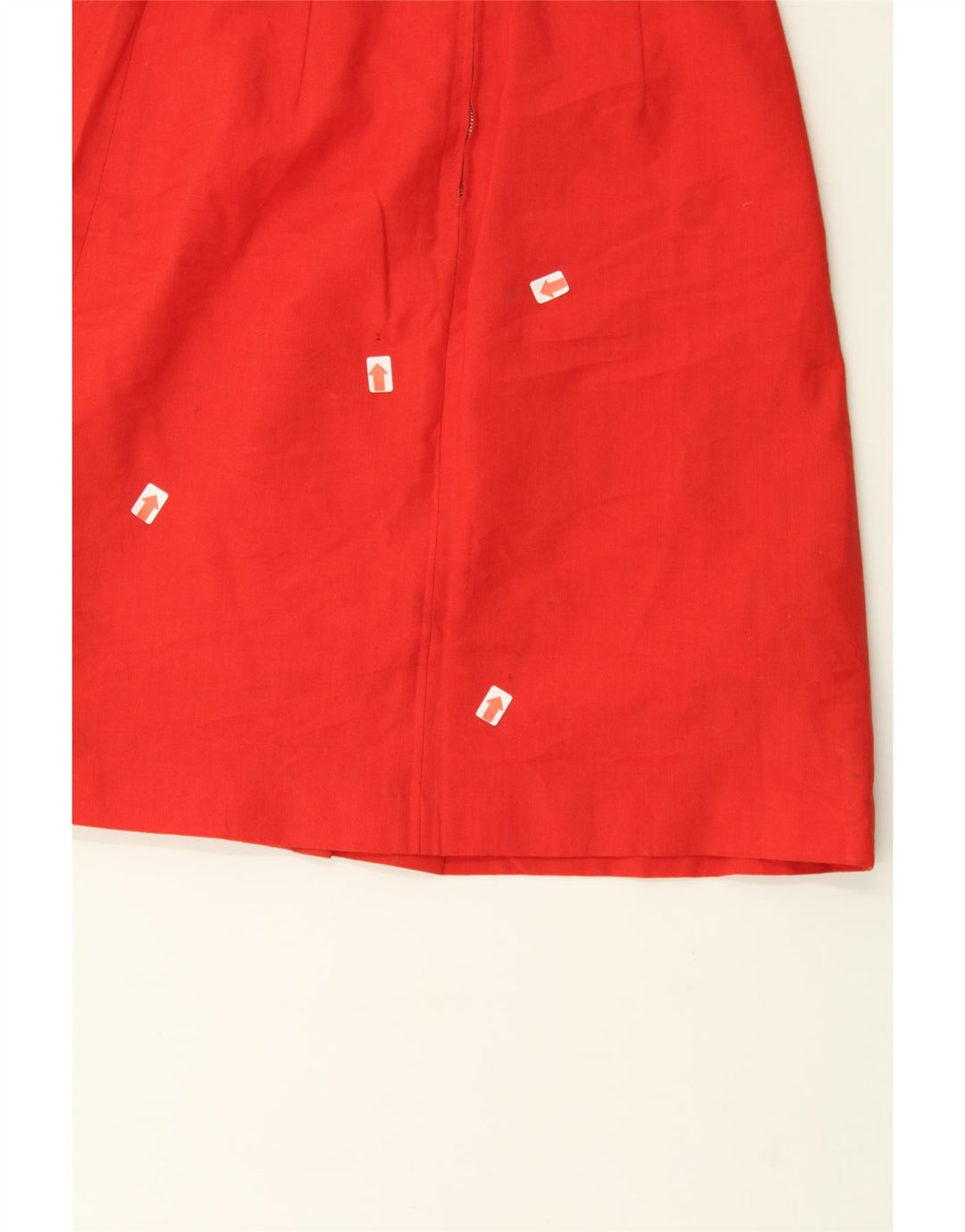 VINTAGE Womens A-Line Skirt W30 Medium  Red Vintage Vintage and Second-Hand Vintage from Messina Hembry 