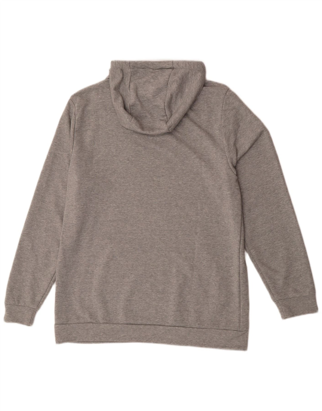 Ανδρικό μπλουζάκι με κουκούλα Nike Dri Fit, μεσαίο γκρι βαμβακερό