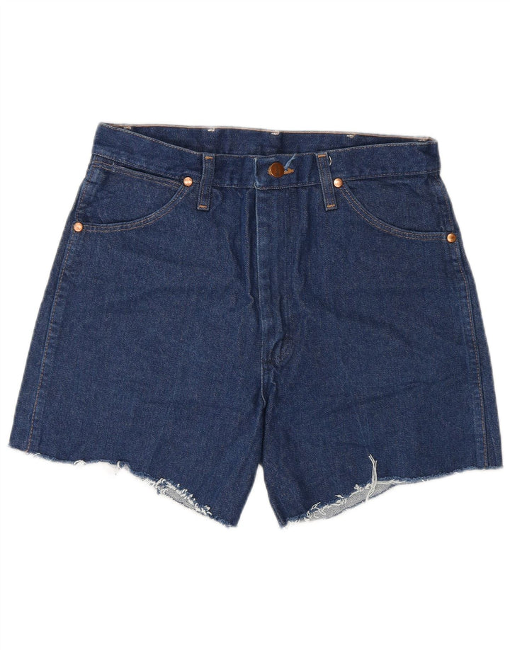 Γυναικείο τζιν σορτς Wrangler W30 μεσαίο μπλε