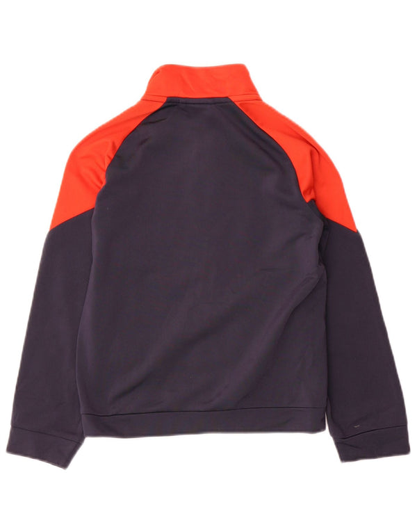 Puma Boys Graphic αθλητική φόρμα Top Jacket 7-8 Years Navy Blue Colourblock