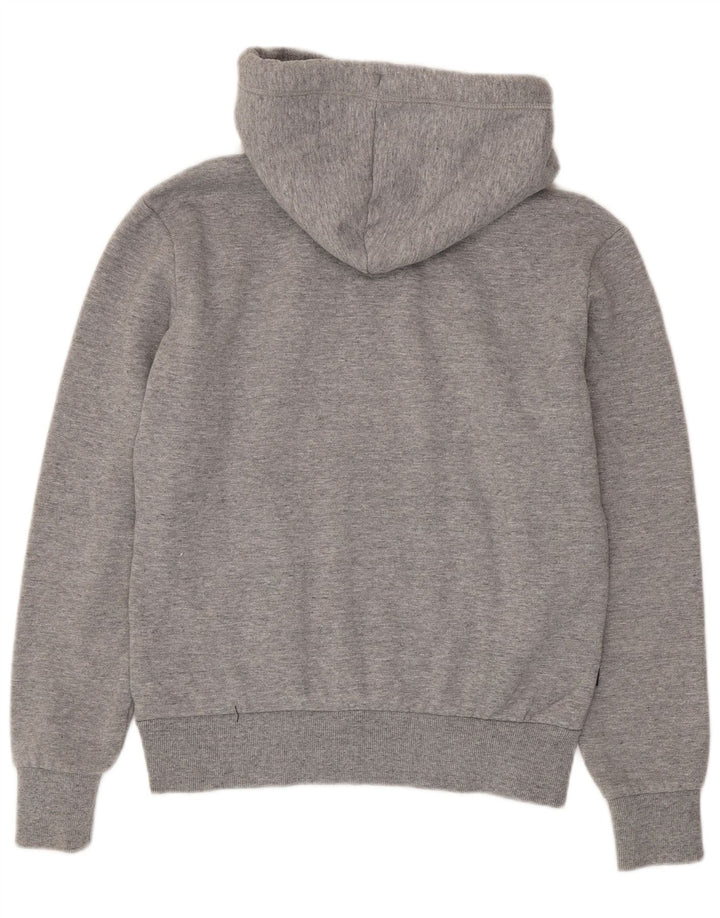 Superdry Ανδρικό μπλουζάκι με κουκούλα, βαμβακερό μικρό γκρι