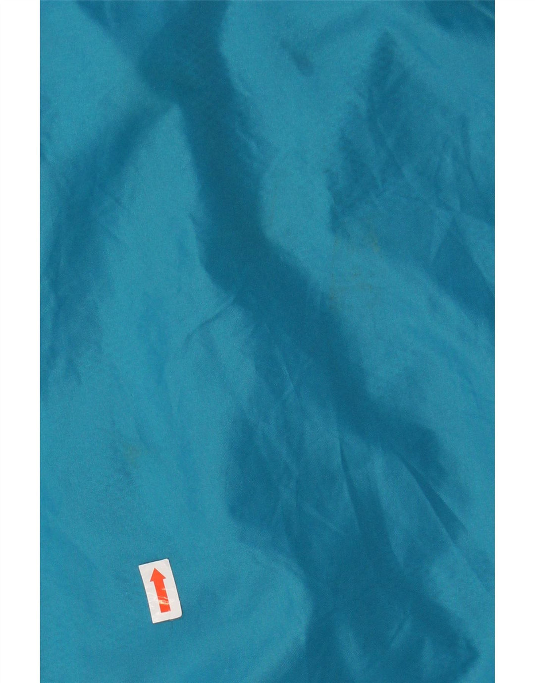 Vintage γυναικείο μπουφάν βροχής με κουκούλα UK 16 Large Navy Blue Colourblock