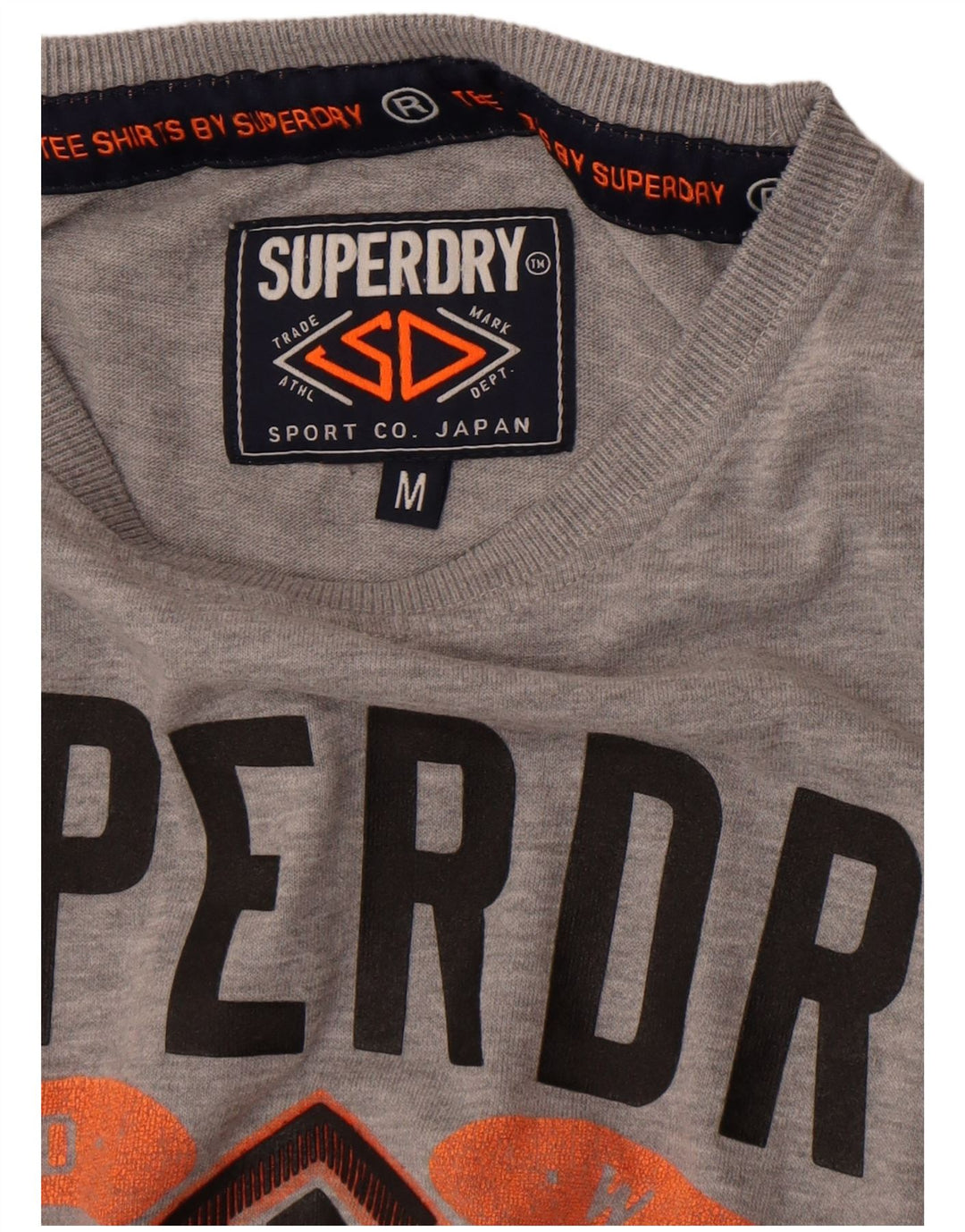 Ανδρικό γραφικό T-Shirt Superdry Top Medium Grey