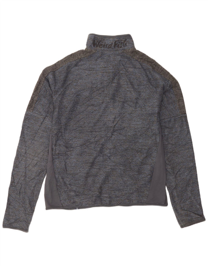Ανδρική αθλητική φόρμα Weird Fish Top Jacket Large Blue Colourblock Polyester