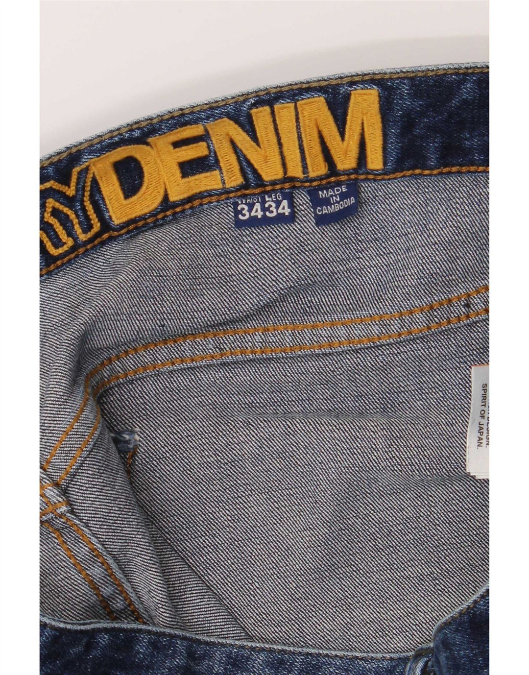 Ανδρικό τζιν ίσιο Superdry W34 L30 Μπλε βαμβακερό