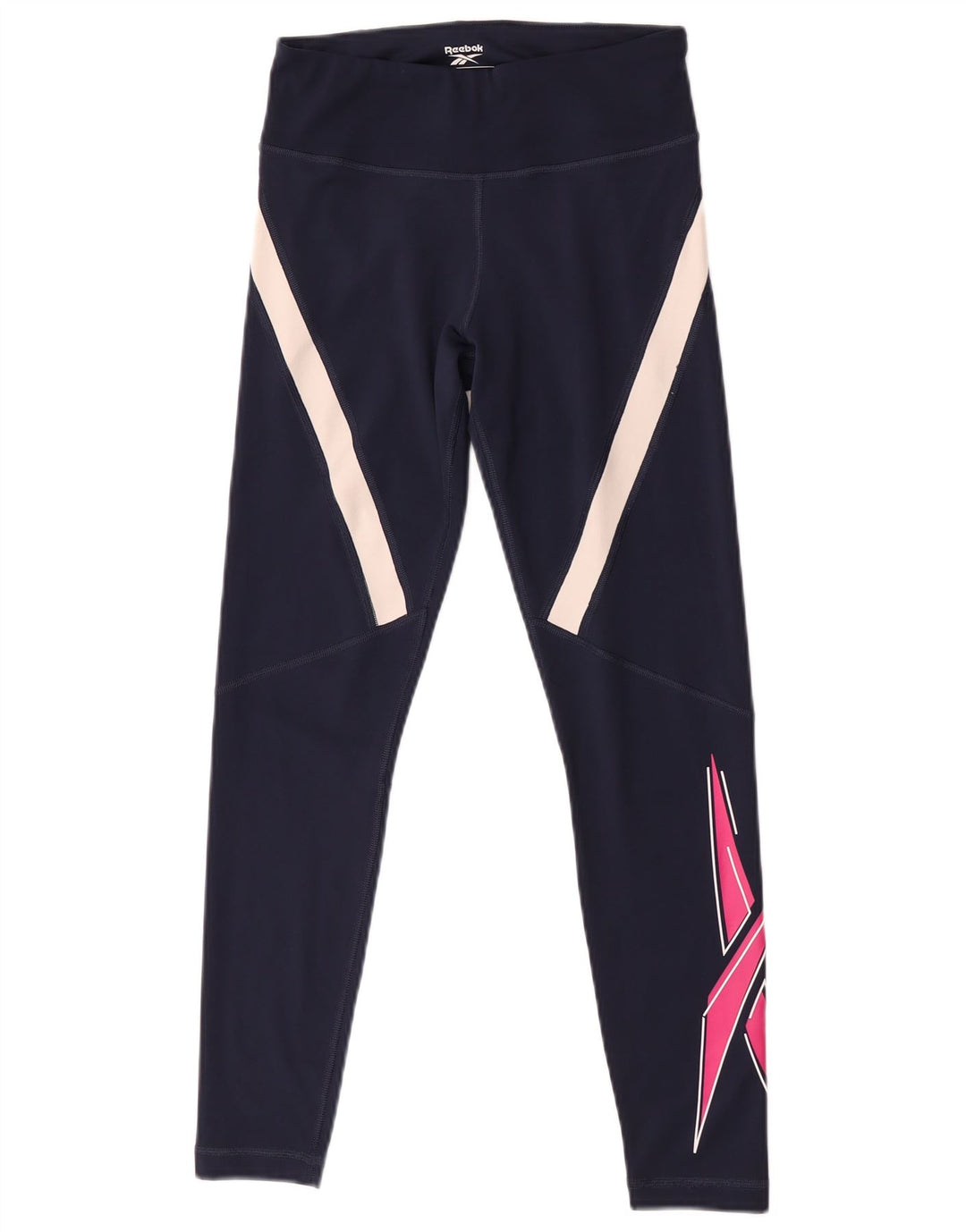 Γυναικεία γραφικά κολάν Reebok UK 8/10 Small Navy Blue Colourblock