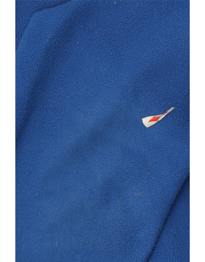 Asics Ανδρικό Fleece Jacket UK 40 Large Blue Polyester