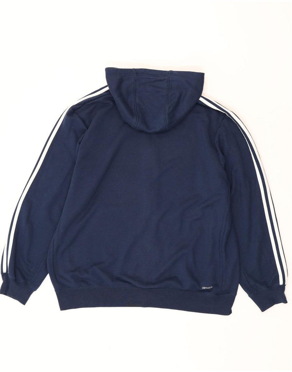 Ανδρικό πουλόβερ με κουκούλα Adidas Climalite XL Navy Blue Polyester