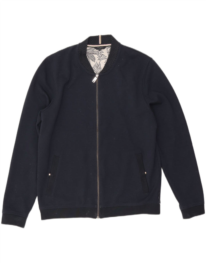 Ανδρική φόρμα Ted Baker Top Jacket Size 5 XL Navy Blue Polyester