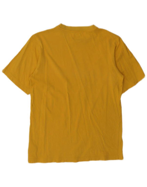 Ανδρικό γραφικό T-Shirt Adidas Top Μικρό κίτρινο βαμβακερό