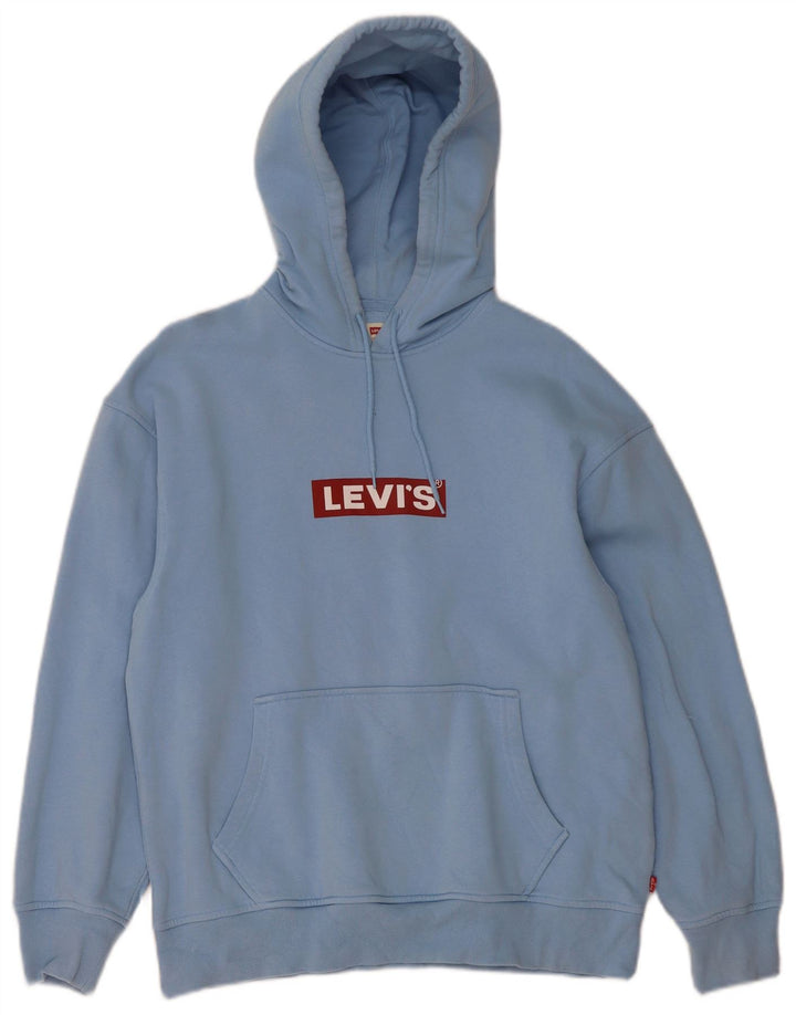 Ανδρικό Levi's Relaxed Graphic Hoodie Jumper Μικρό μπλε βαμβακερό