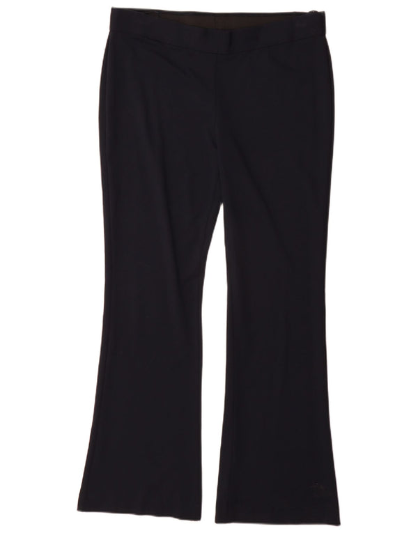 Marks & Spencer Γυναικείο Παντελόνι Flare UK 14 Large W34 L31 Navy Blue Viscose