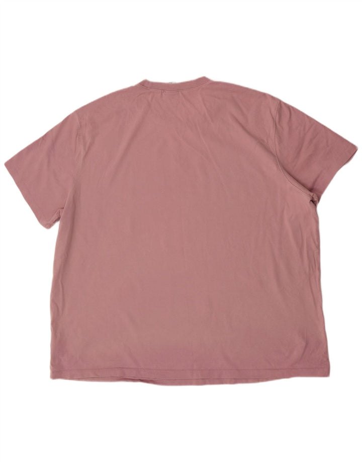 Ανδρικό T-Shirt Adidas Top 2XL Ροζ Βαμβακερό