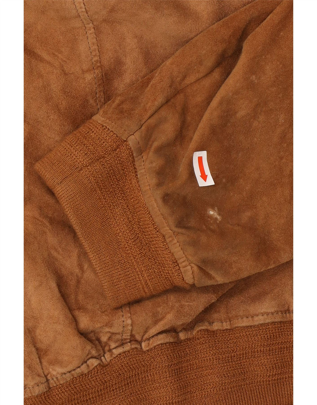 Vintage Ανδρικό Suede Bomber Jacket UK 40 Large Brown