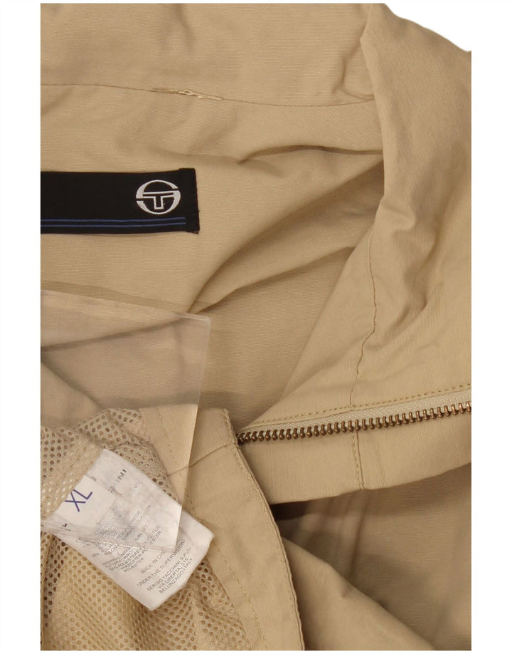 Sergio Tacchini Ανδρικό Bomber Jacket UK 42 XL Beige Cotton