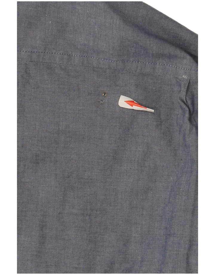 Ανδρικό πουκάμισο Reiss XL Blue Colourblock Βαμβακερό