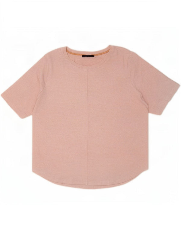 Marks & Spencer Γυναικείο T-Shirt Top UK 20 2XL Pink Viscose