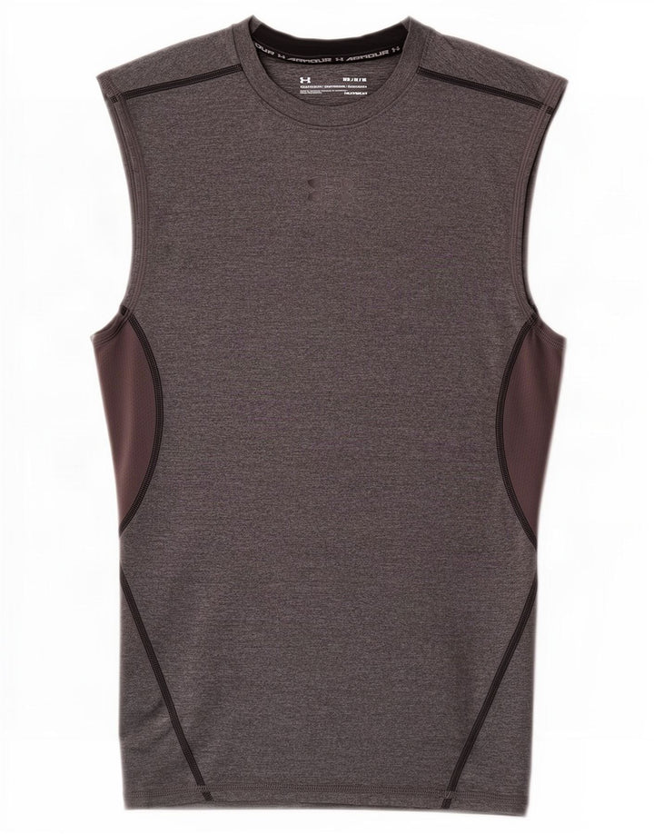 Ανδρικό γιλέκο Heat Gear Under Armour Top Medium Grey Colourblock