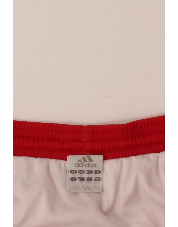 ADIDAS Mens Climalite Sport Shorts Large Red