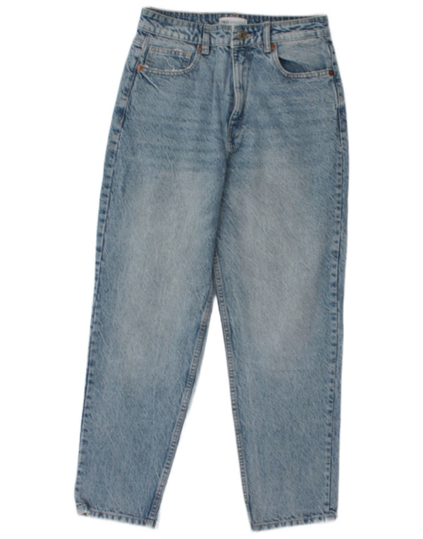 Zara Γυναικείο Tapered Jeans EU 40 Medium W30 L27 Blue Cotton