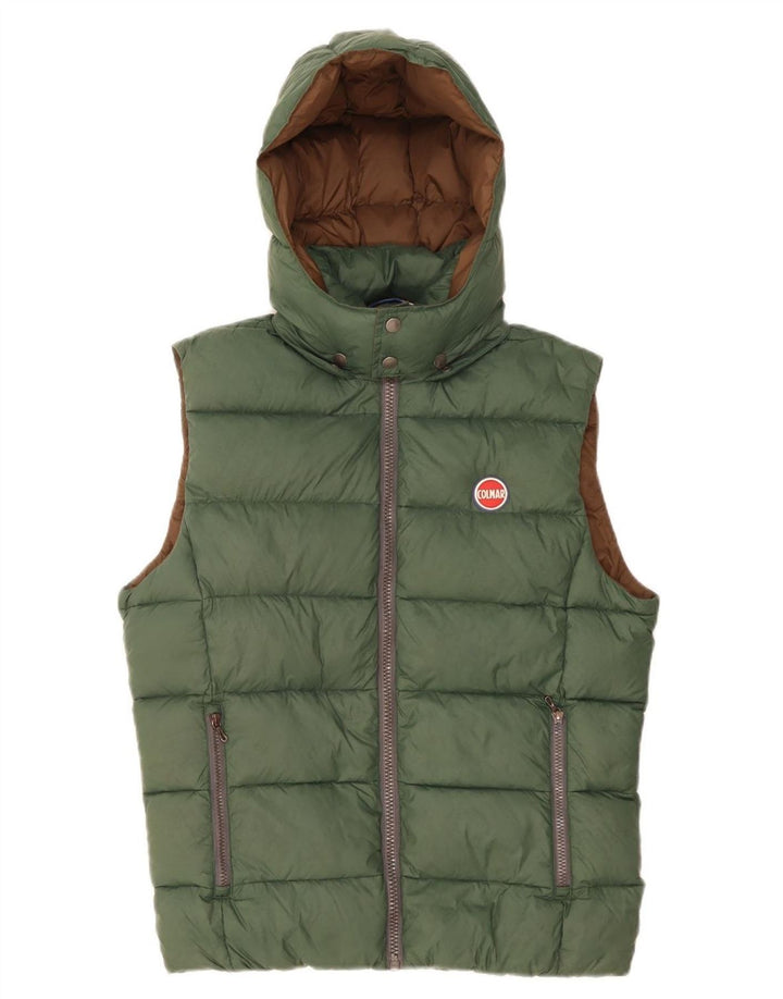 COLMAR Ανδρική κουκούλα με επένδυση Gilet IT 48 Μεσαίο Πράσινο Πολυαμίδιο
