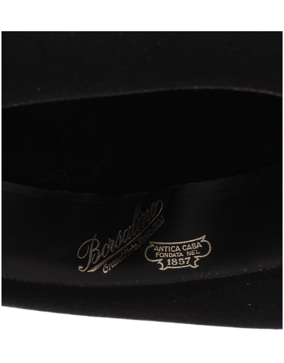 Borsalino Ανδρικό καπέλο Fedora Small Black Classic
