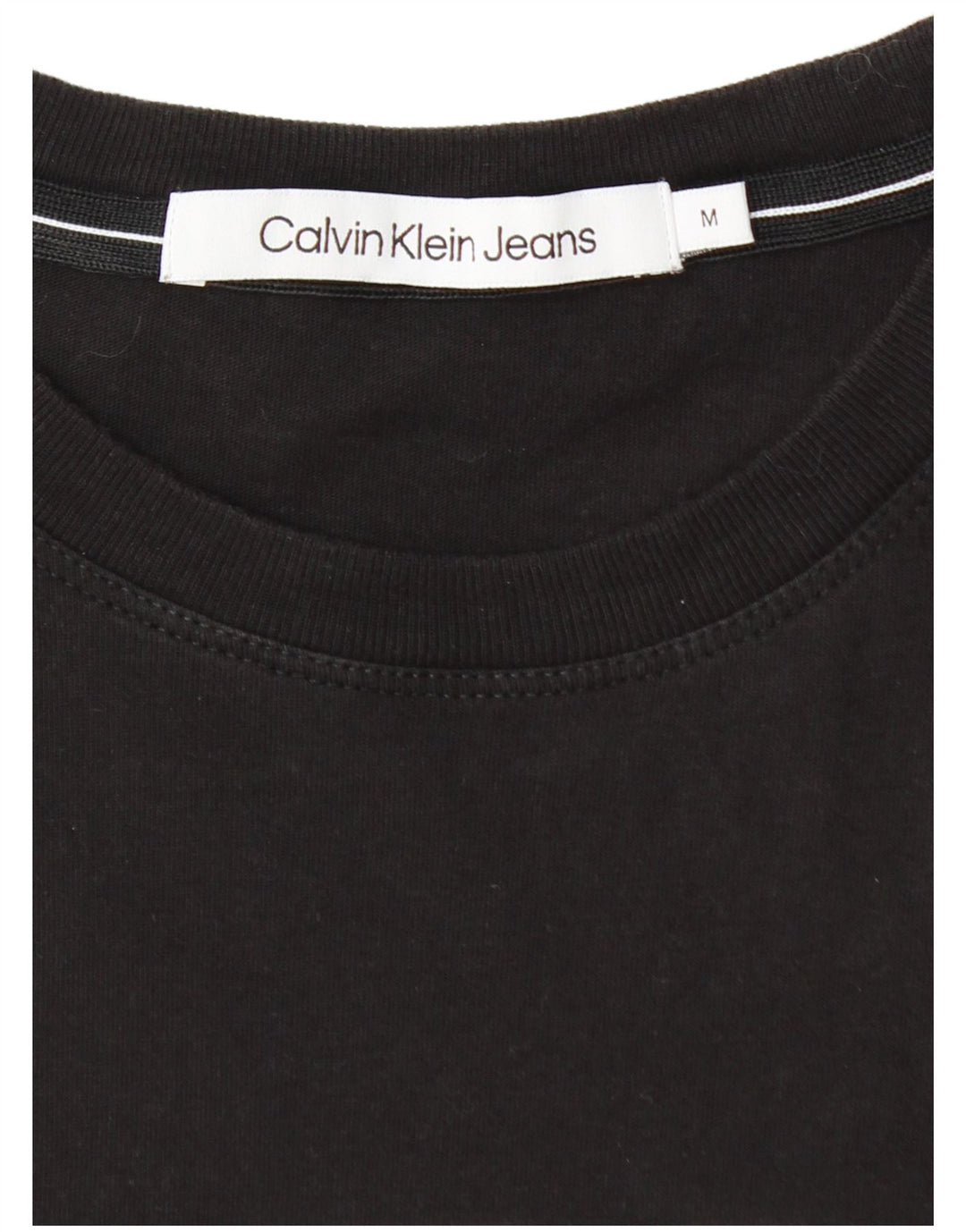 Ανδρικό γραφικό T-Shirt CALVIN KLEIN JEANS, μεσαίο μαύρο
