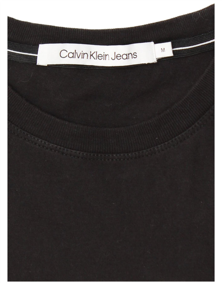 Ανδρικό γραφικό T-Shirt CALVIN KLEIN JEANS, μεσαίο μαύρο