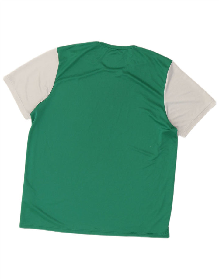 Adidas Ανδρικό T-Shirt Aeroready Top XL Πράσινο Colourblock Πολυεστέρας