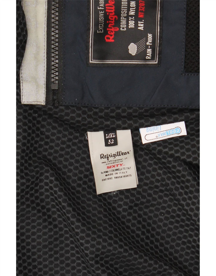 Ανδρικό μπουφάν Refrigiwear Bomber UK 40 Large Navy Blue Polyamide