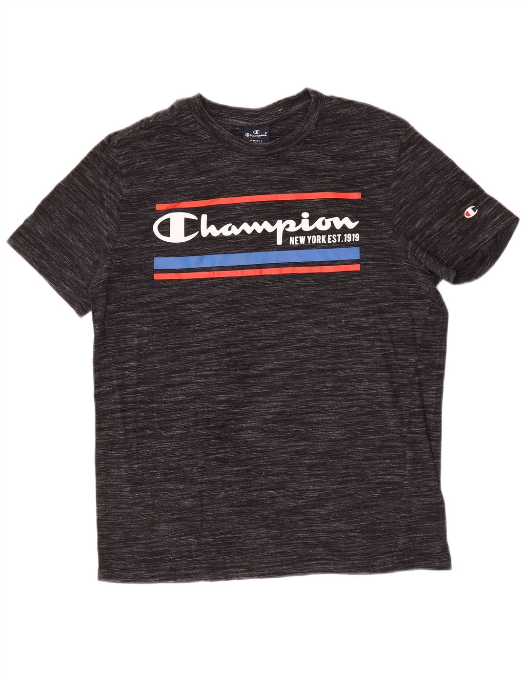 Ανδρικό γραφικό T-Shirt Champion Top Small Grey Pinstripe