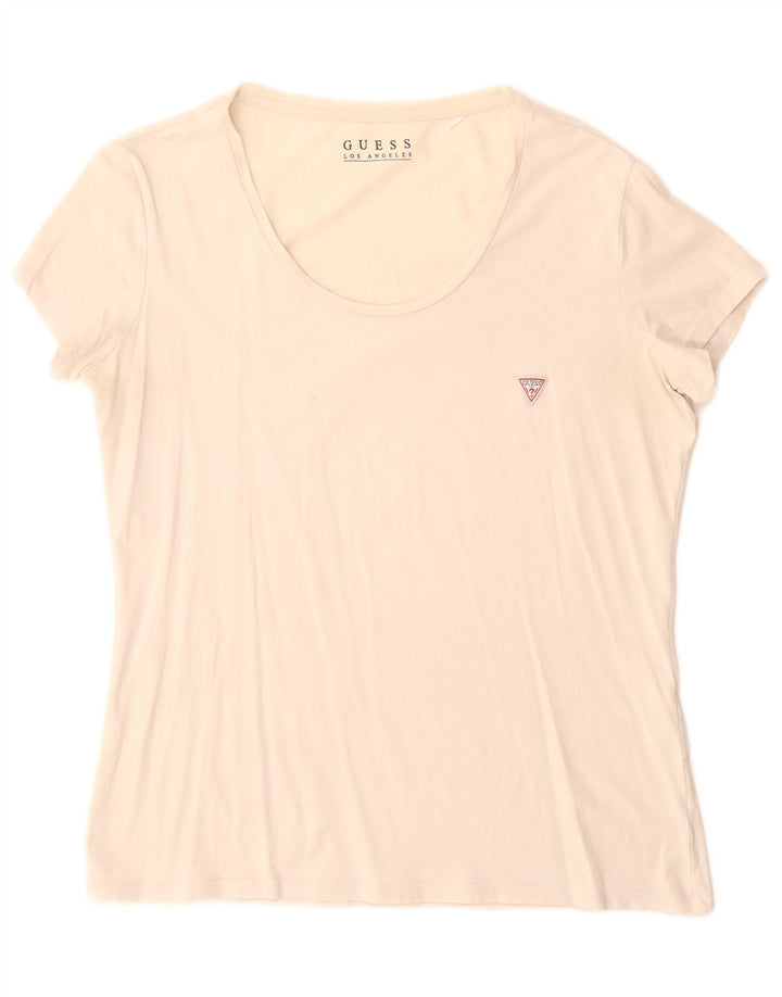 Guess Γυναικείο T-Shirt Top UK 18 XL Λευκό