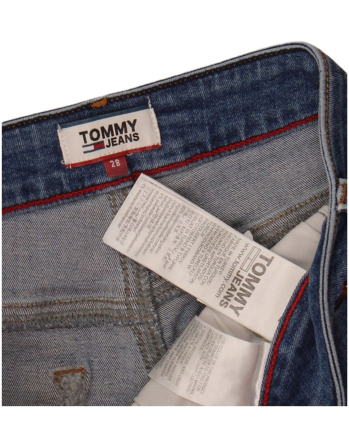 Γυναικείο τζιν σορτς TOMMY HILFIGER W28 Βαμβακερό μεσαίο μπλε