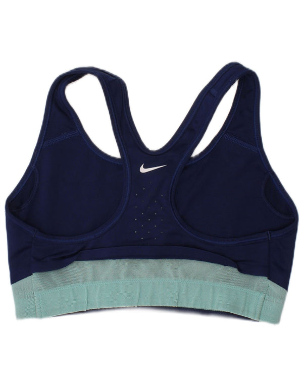 Γυναικείο γραφικό αθλητικό σουτιέν Nike Dri Fit Top Small Navy Blue Sports