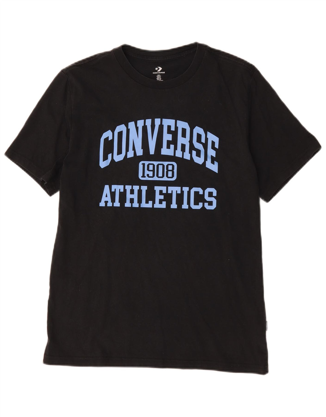 Ανδρικό γραφικό μπλουζάκι Converse Top Μικρό μαύρο βαμβακερό