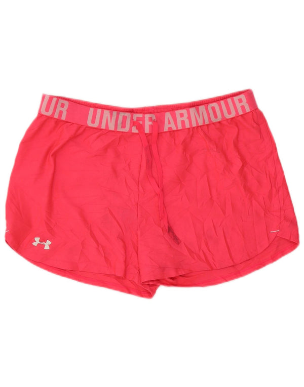 Under Armour Γυναικείο Heat Gear Graphic Sport Short UK 14 Large Pink
