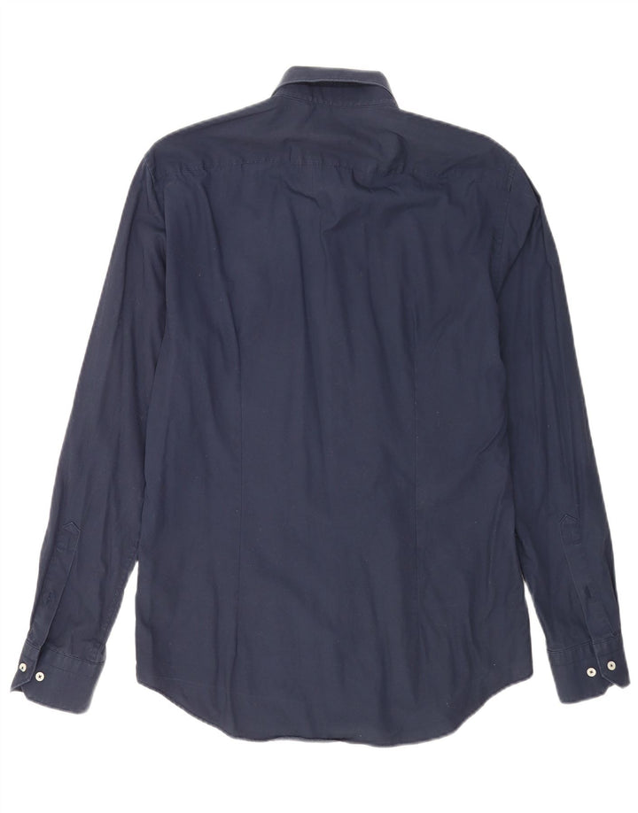 Tommy Hilfiger Ανδρικό πουκάμισο Easy Care μέγεθος 39 15 1/2 Medium Navy Blue