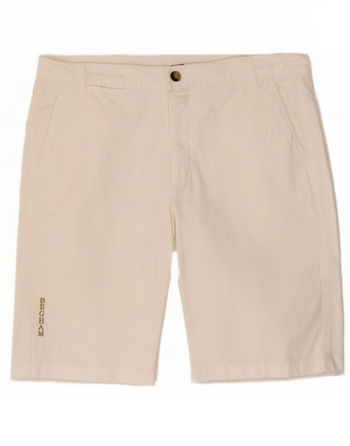 Slam Ανδρικό σορτς Chino IT 48 Medium W32 Λευκό βαμβακερό
